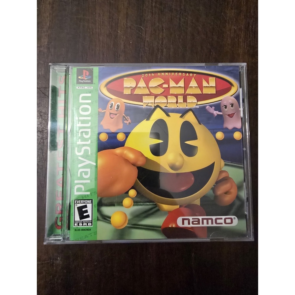 PacMan World 20th Anniversary Namco PlayStation‎